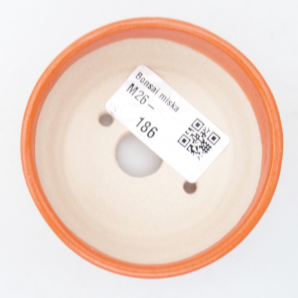 Mini cuenco bonsái 7,5 x 7,5 x 3,5 cm, naranja
