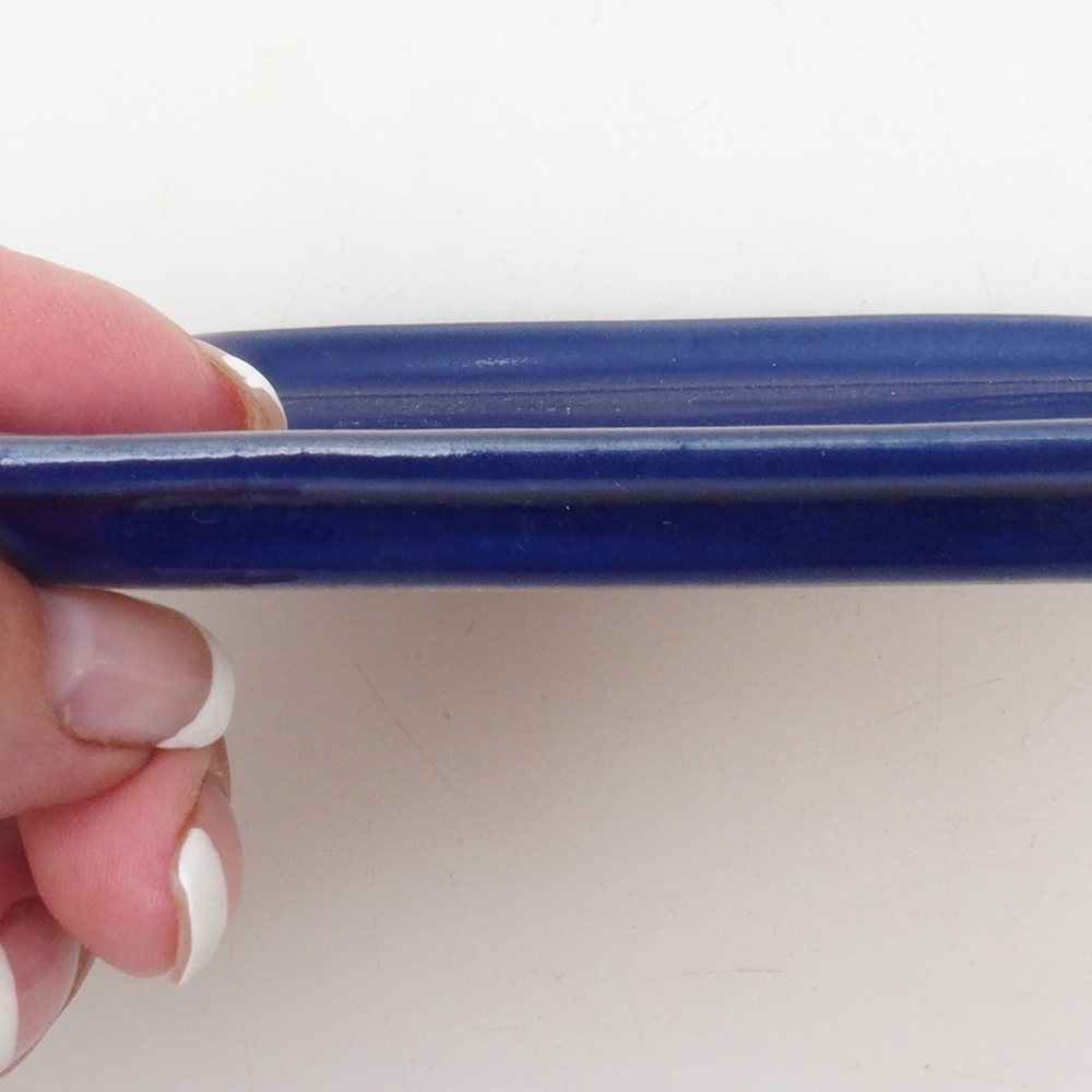 Cuenco de cerámica H17 -15,5 x 11 x 1 cm - azul