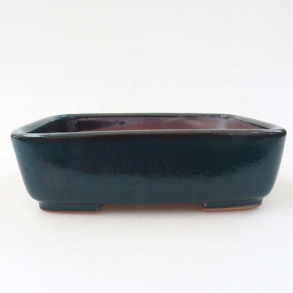 Cuenco bonsái de cerámica 15 x 12 x 4,5 cm, verde