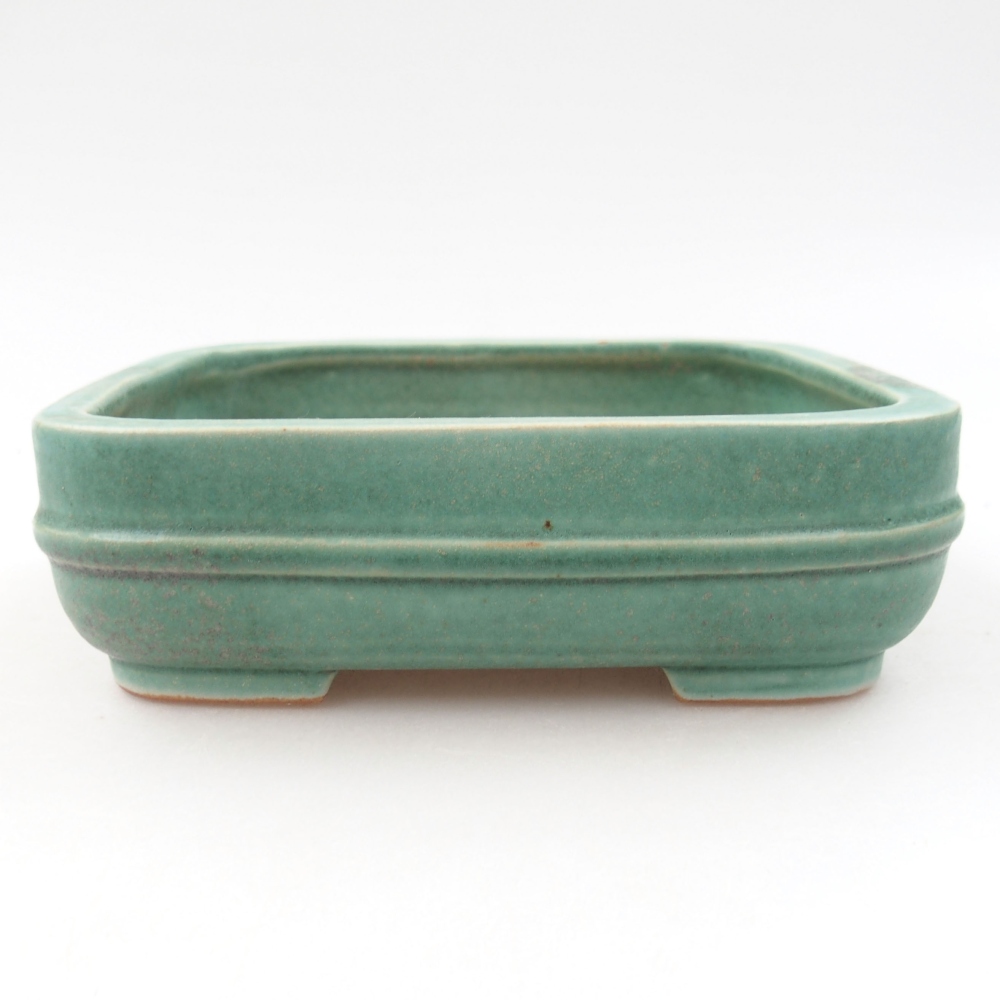 Cuenco bonsái de cerámica 22 x 17 x 5 cm, verde