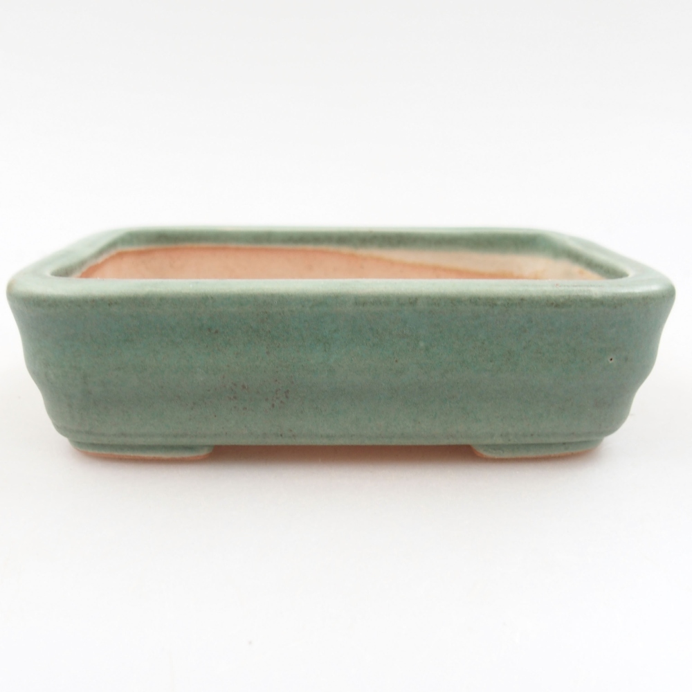 Cuenco bonsái de cerámica 22 x 17 x 5 cm, verde