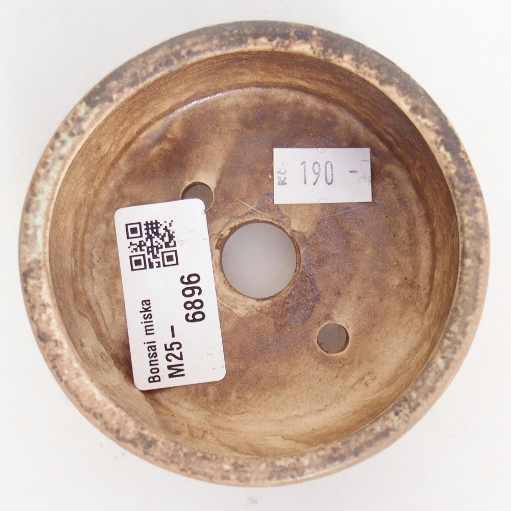 Cuenco bonsái de cerámica 9 x 9 x 3,5 cm, verde