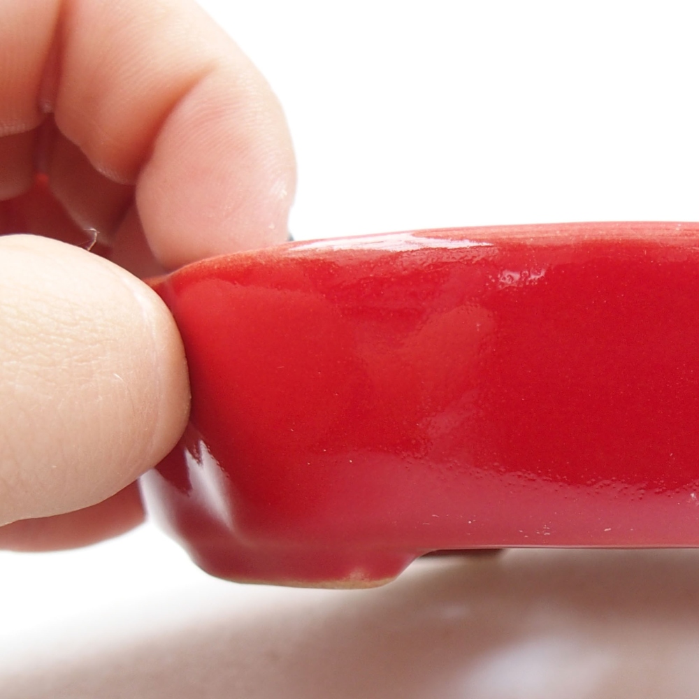 Cuenco bonsái de cerámica 22 x 17 x 5 cm, verde