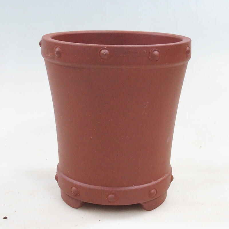 Cuenco bonsái 11 x 11 x 12 cm, color teja