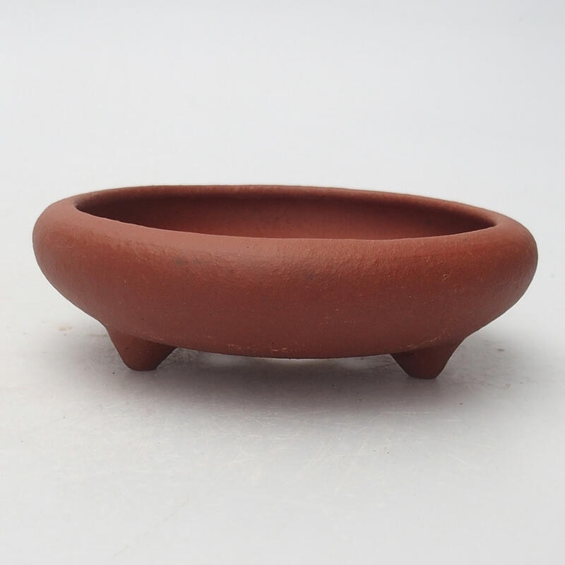 Cuenco bonsái 11 x 11 x 3,5 cm, color teja