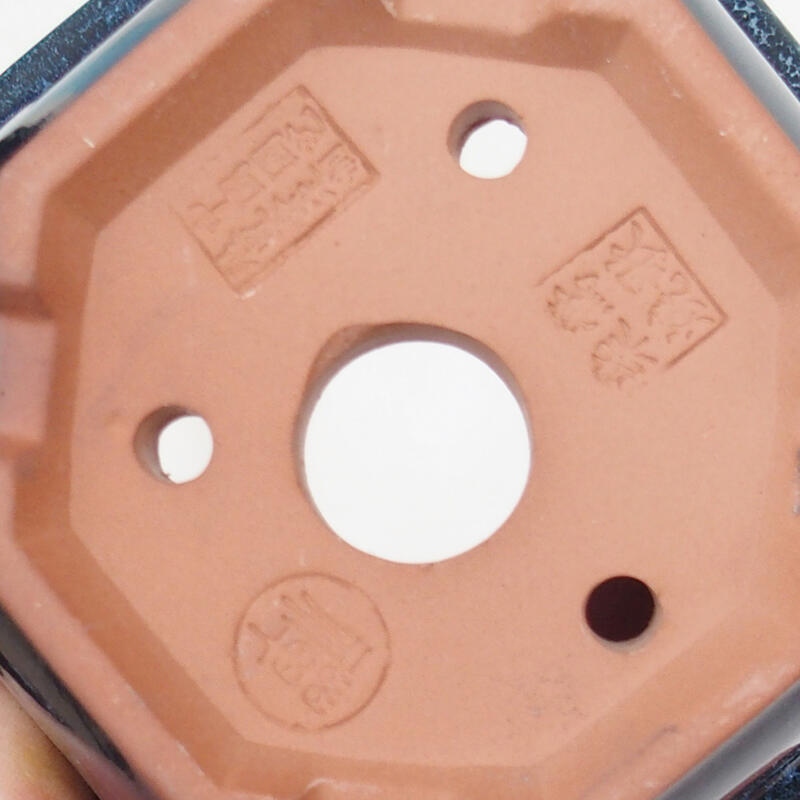 Cuenco bonsái 11 x 11 x 6 cm, color azul