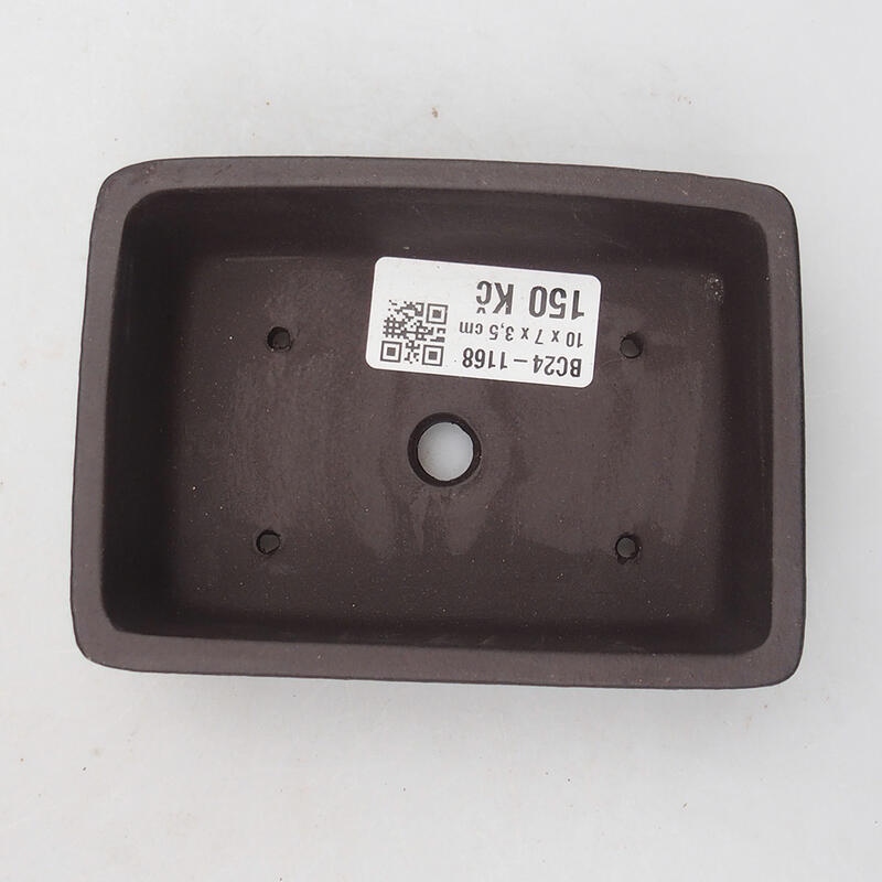 Cuenco bonsái 11 x 8 x 4 cm, marrón