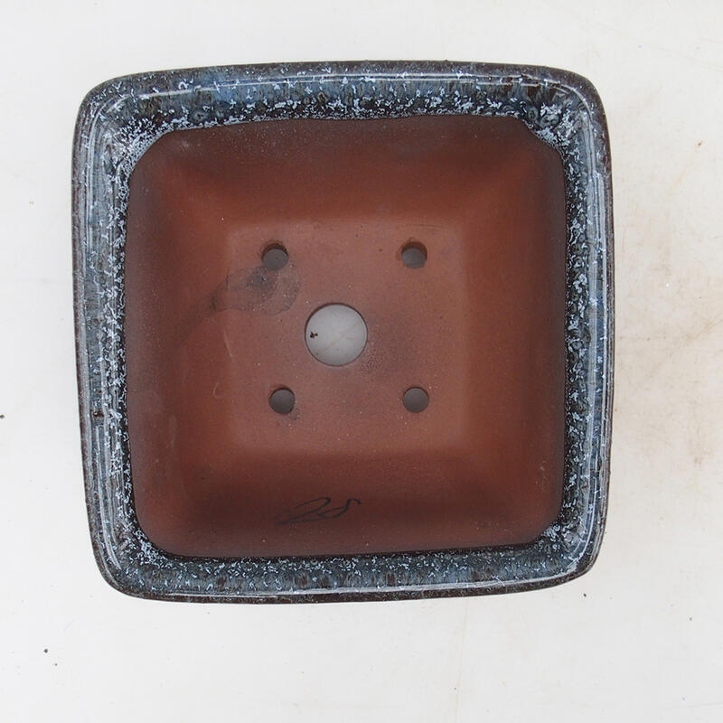 Cuenco bonsái 12 x 12 x 7 cm, marrón