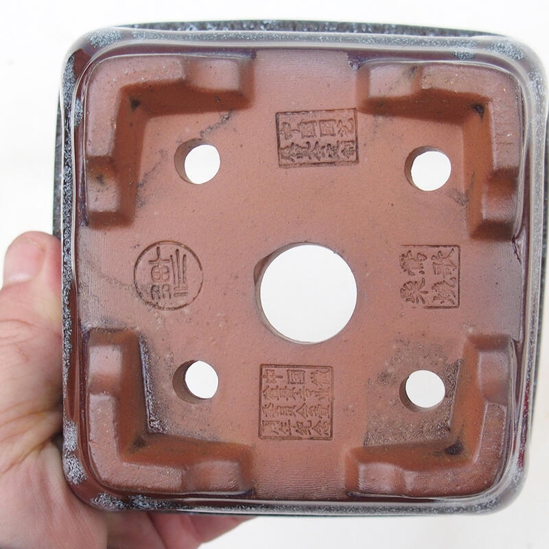 Cuenco bonsái 12 x 12 x 7 cm, marrón