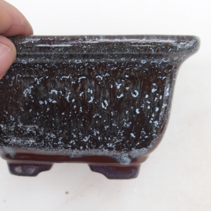 Cuenco bonsái 12 x 12 x 7 cm, marrón