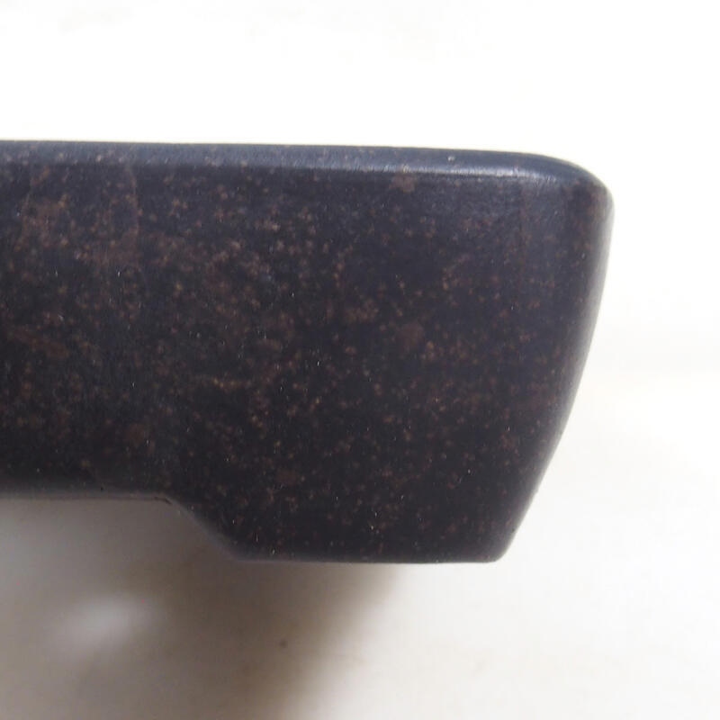 Cuenco para bonsái 14,5 x 10,5 x 4,5 cm, color marrón