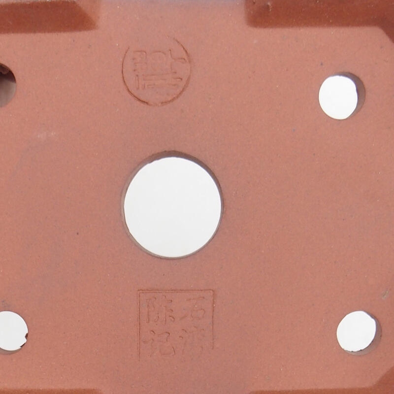 Cuenco bonsái 14 x 12 x 6 cm, color azul-blanco