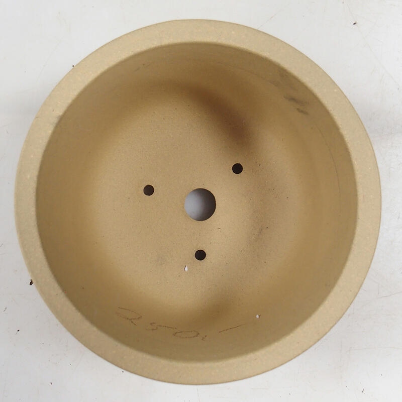 Cuenco bonsái 14 x 14 x 9 cm, color ocre