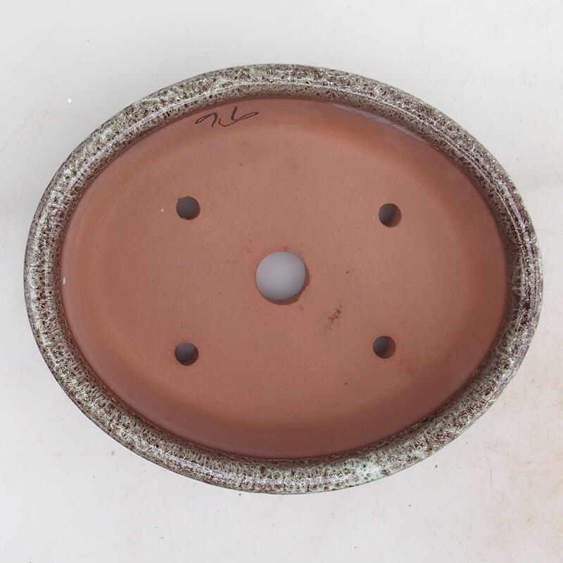 Cuenco bonsái 15,5 x 13 x 5 cm, marrón