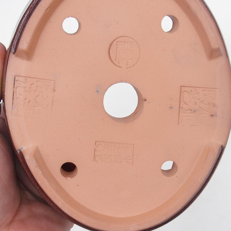 Cuenco bonsái 15,5 x 13 x 5 cm, marrón