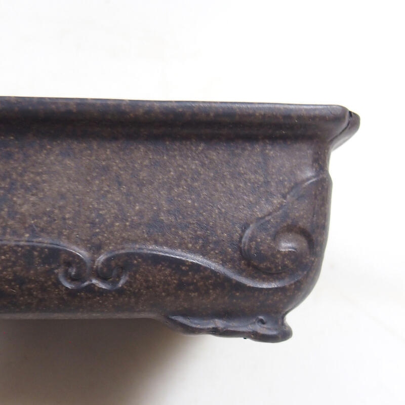 Cuenco bonsái 15 x 10,5 x 5 cm, marrón