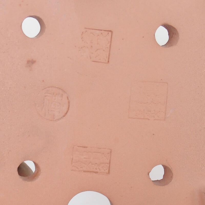 Cuenco bonsái 15 x 11 x 4,5 cm, color gris burdeos