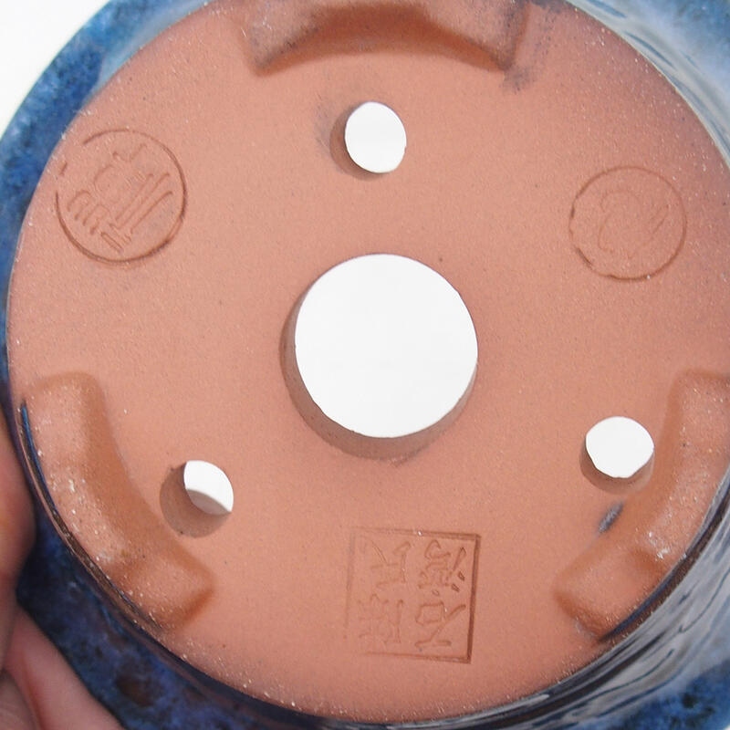 Cuenco bonsái 15 x 15 x 7 cm, color azul