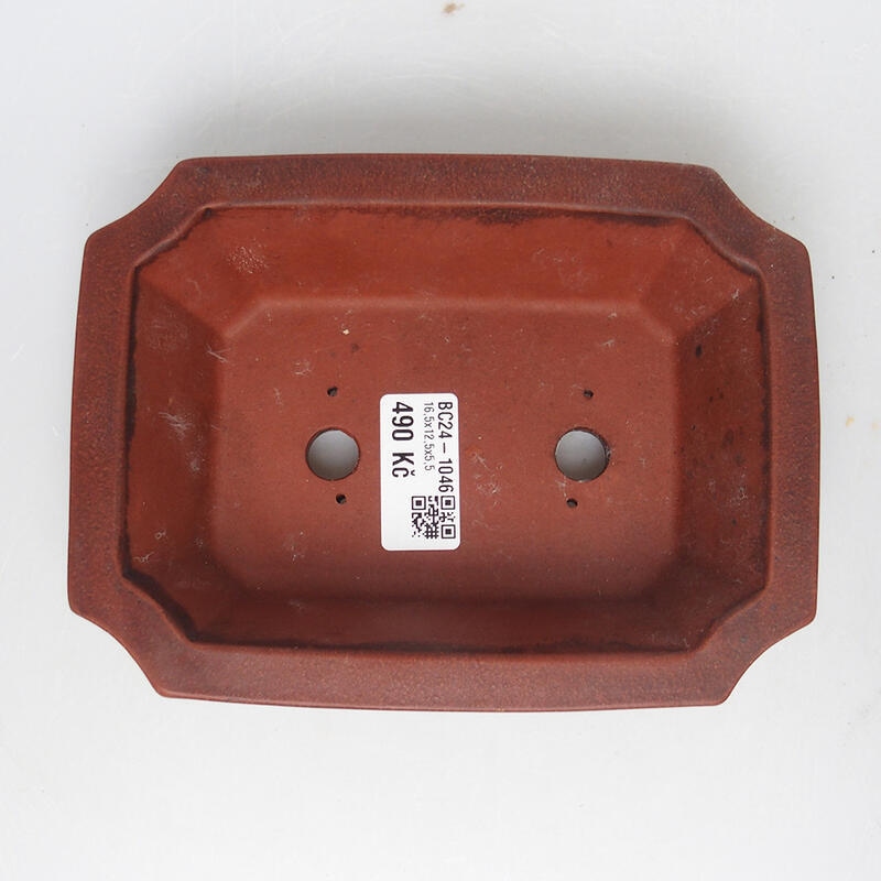 Cuenco bonsái 16 x 12 x 5 cm, marrón