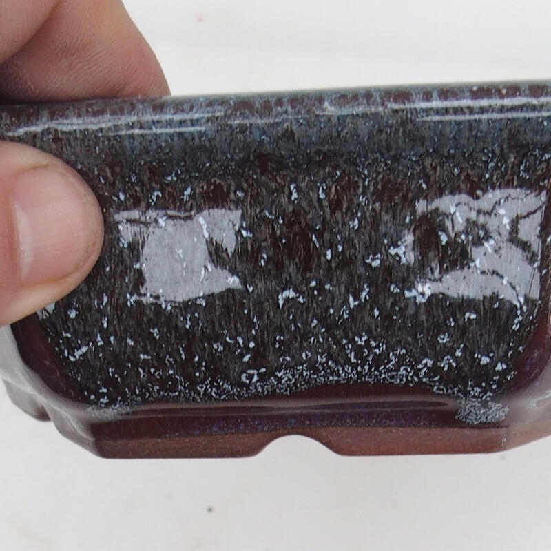 Cuenco bonsái 16 x 14 x 5 cm, burdeos