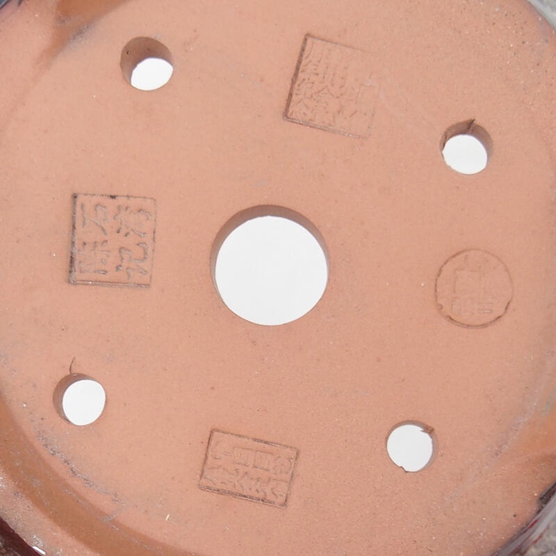 Cuenco bonsái 16 x 16 x 4,5 cm, marrón