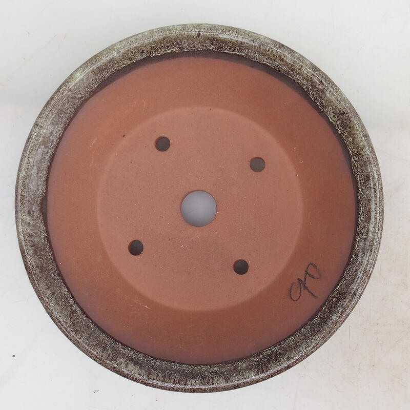 Cuenco bonsái 16 x 16 x 4,5 cm, marrón