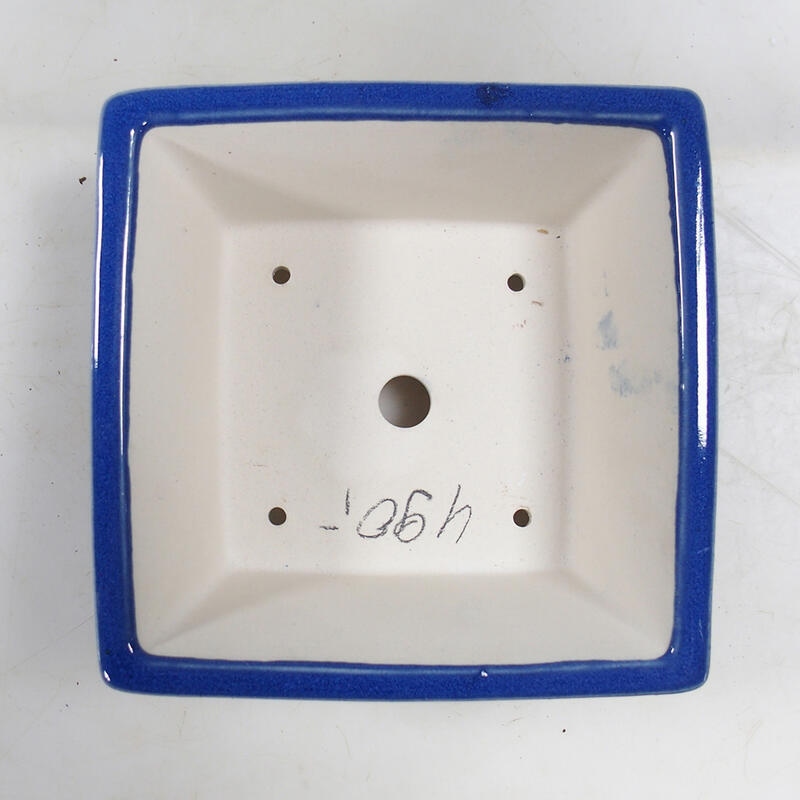 Cuenco bonsái 18 x 18 x 9 cm, color azul