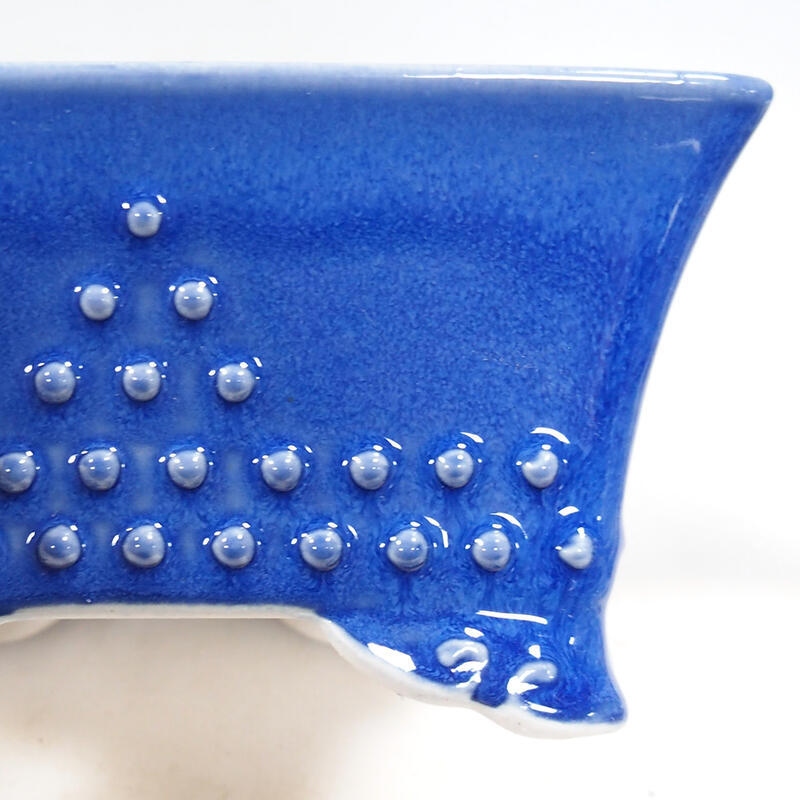 Cuenco bonsái 18 x 18 x 9 cm, color azul