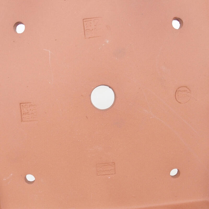 Cuenco bonsái 20,5 x 20,5 x 5,5 cm, color azul