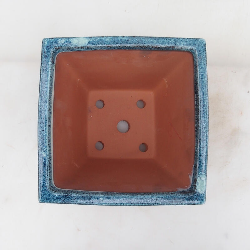 Cuenco bonsái 20 x 20 x 15,5 cm, color azul