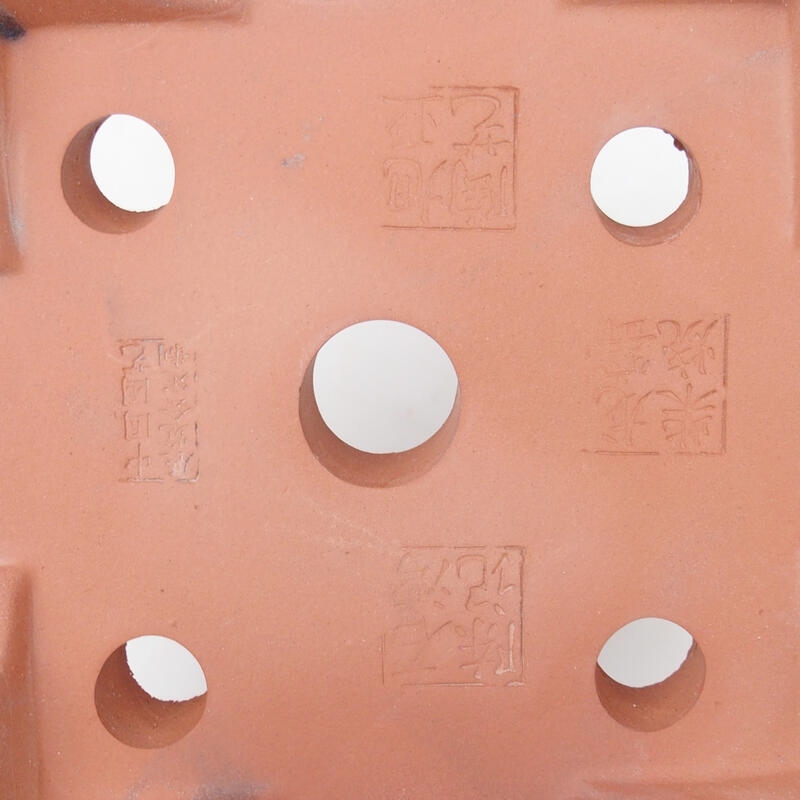 Cuenco bonsái 20 x 20 x 15,5 cm, color azul