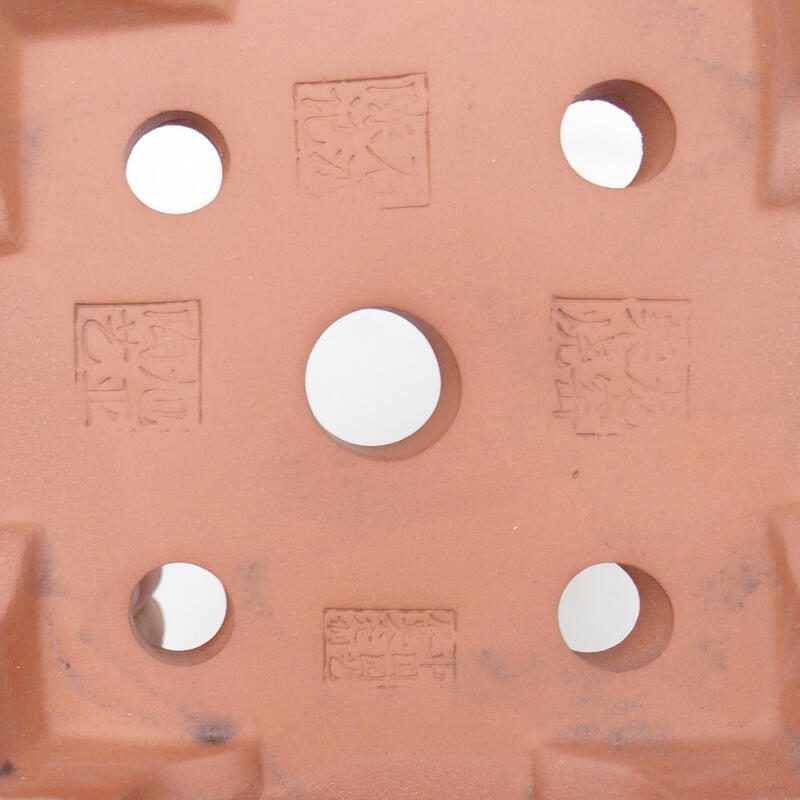 Cuenco bonsái 20 x 20 x 15,5 cm, color azul