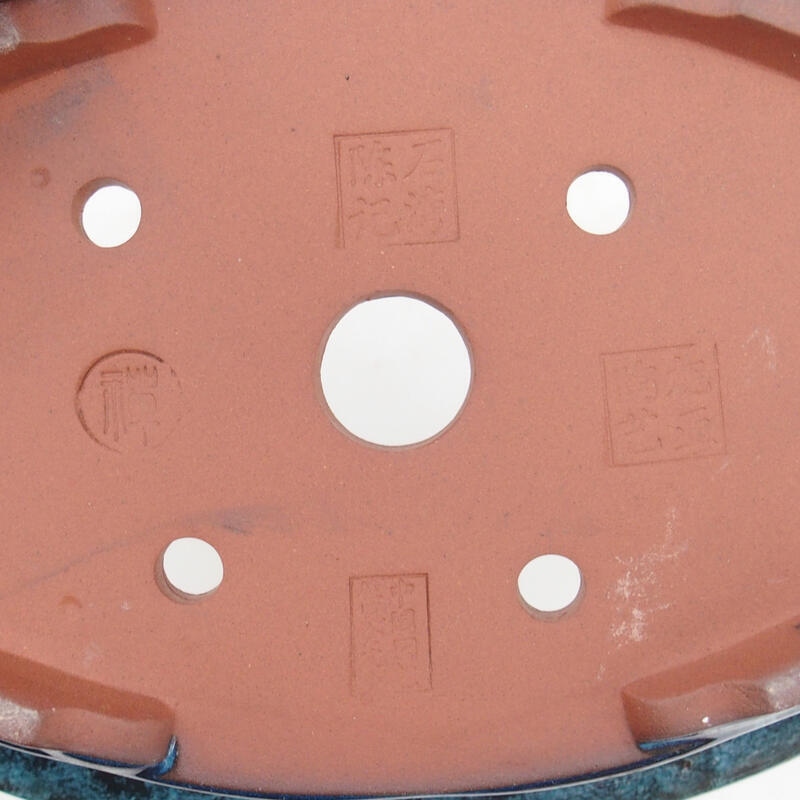 Cuenco bonsái 21 x 14 x 5 cm, azul verdoso