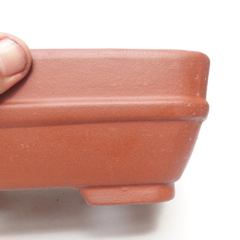 Cuenco bonsái 21 x 16 x 7,5 cm, color teja