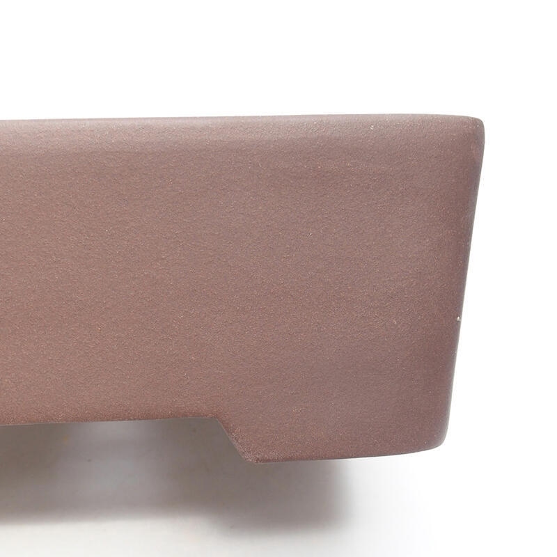 Cuenco bonsái 21 x 21 x 7,5 cm, marrón