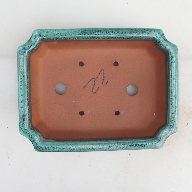 Cuenco bonsái 22 x 17 x 5,5 cm, verde