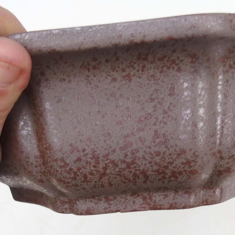 Cuenco bonsái 23 x 23 x 7,5 cm, color natural