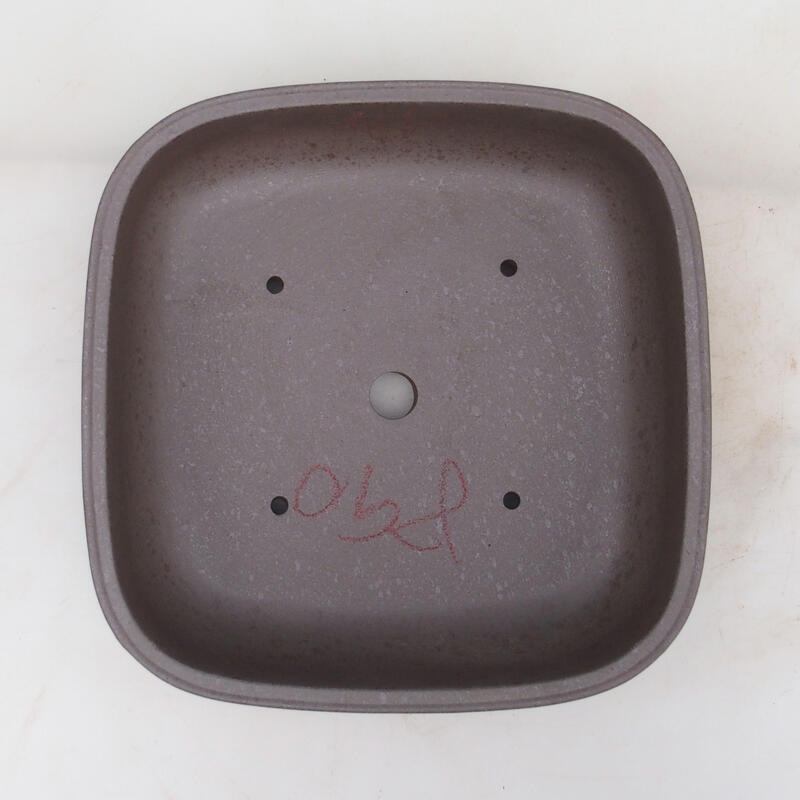 Cuenco bonsái 24 x 24 x 7 cm, color natural