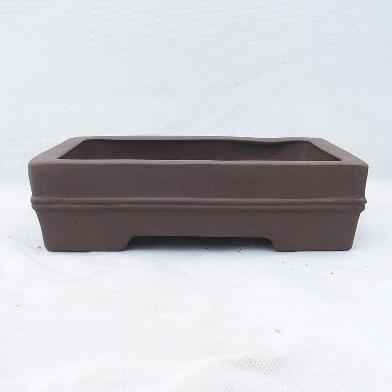 Cuenco bonsái 25 x 19 x 7 cm, marrón