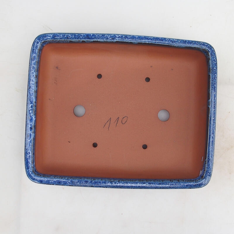 Cuenco bonsái 25 x 21 x 5,5 cm, color azul