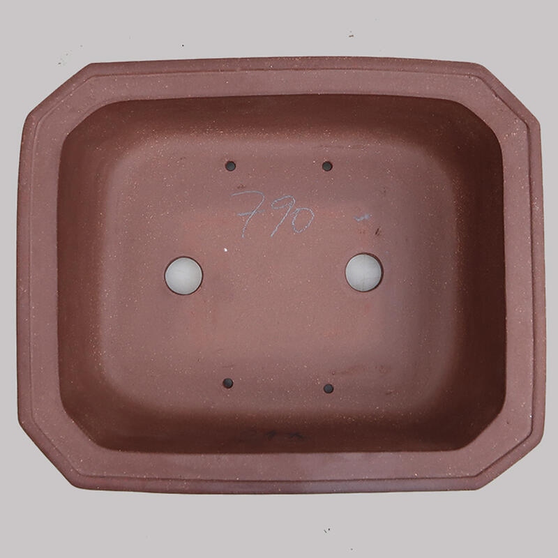 Cuenco bonsái 29,5 x 24 x 9,5 cm, color marrón