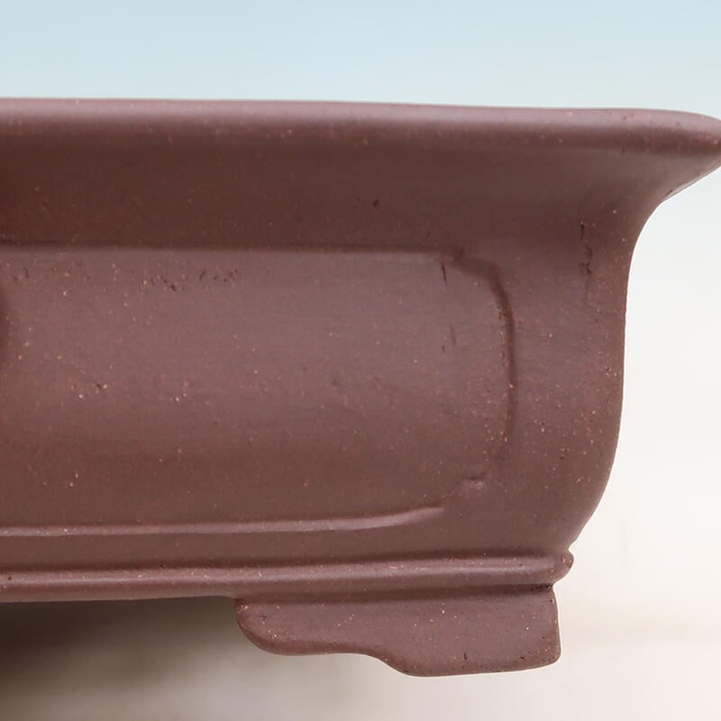 Cuenco para bonsái 41,5 x 31,5 x 11 cm, color marrón