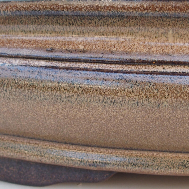 Cuenco para bonsái 51 x 36,5 x 10 cm, color marrón - sólo transporte en palé