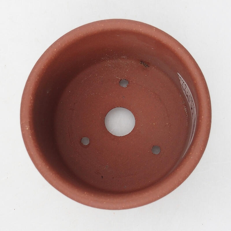 Cuenco bonsái 7,5 x 7,5 x 6,5 cm, color teja