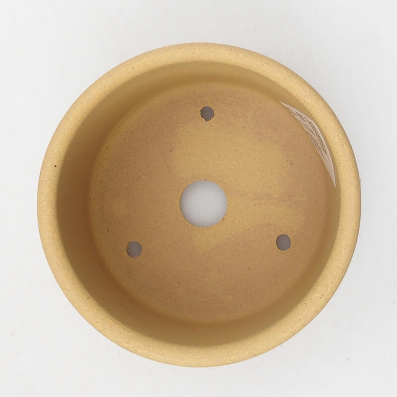 Cuenco bonsái 7,5 x 7,5 x 6,5 cm, color ocre