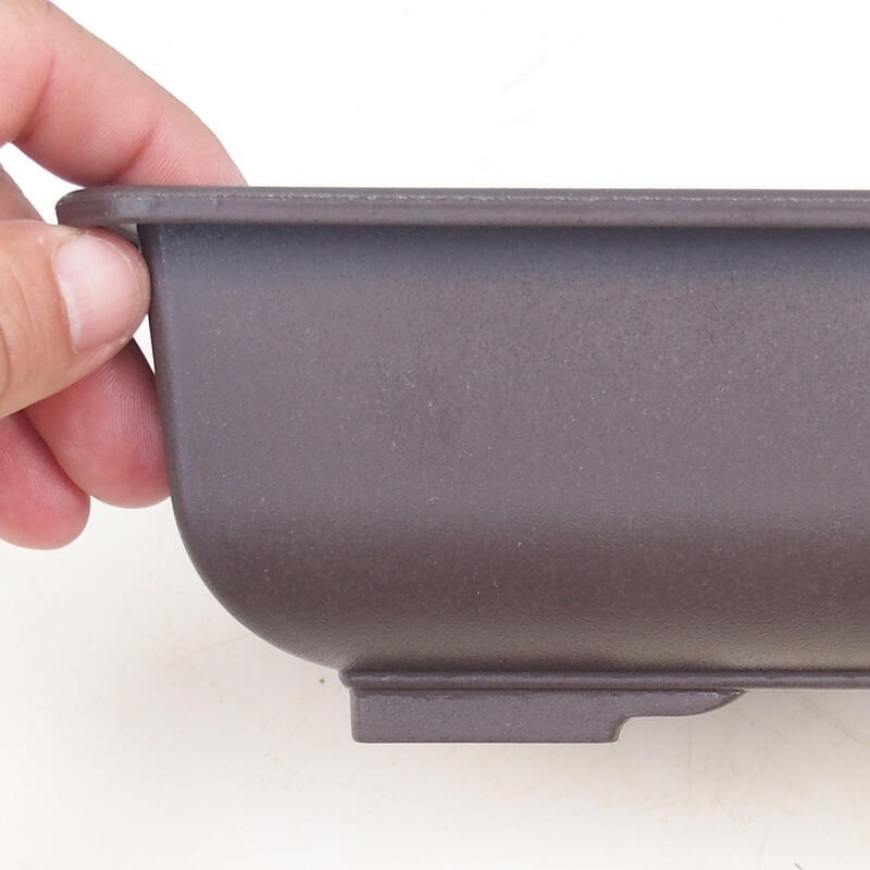 Cuenco bonsái plástico MP-2vacl Marrón - 21,5 x 15,5 x 7,5 cm