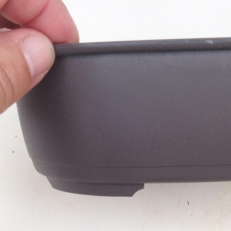 Cuenco bonsái plástico MP-4 marrón - 16 x 12,5 x 6 cm