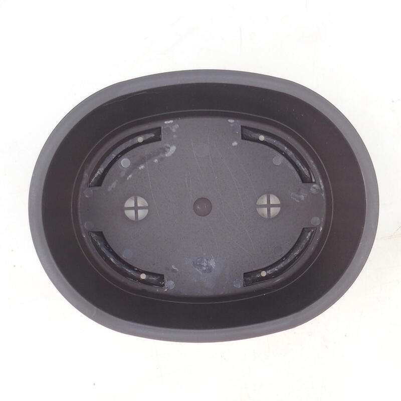 Cuenco bonsái plástico MP-4 marrón - 16 x 12,5 x 6 cm