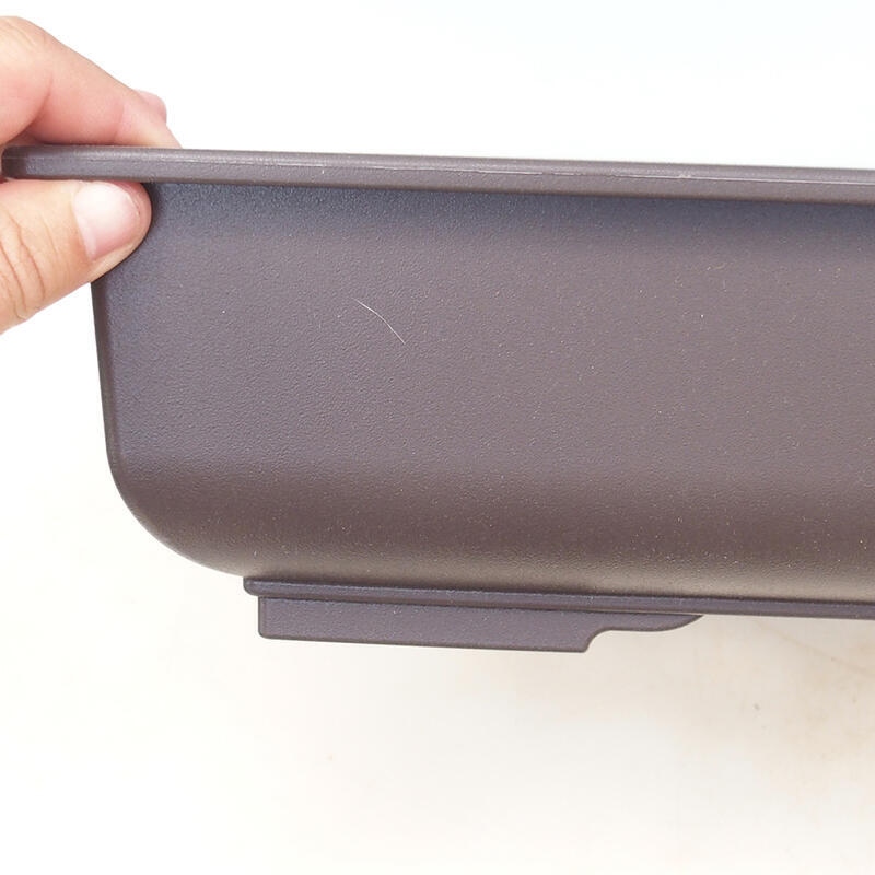 Cuenco bonsái plástico MP-6 marrón - 40 x 30 x 10 cm