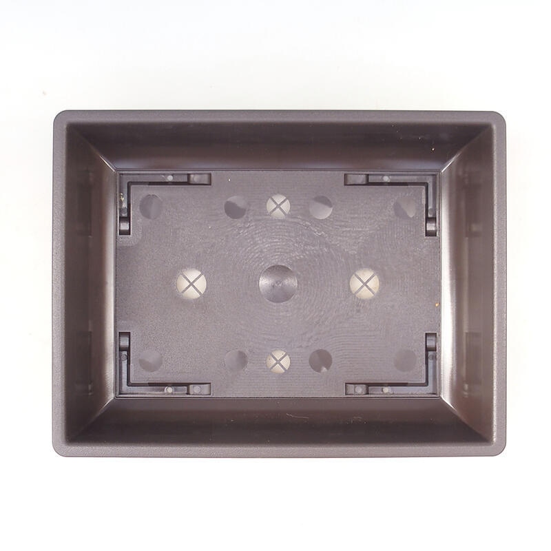 Cuenco bonsái plástico MP-7 marrón - 34 x 26 x 9 cm